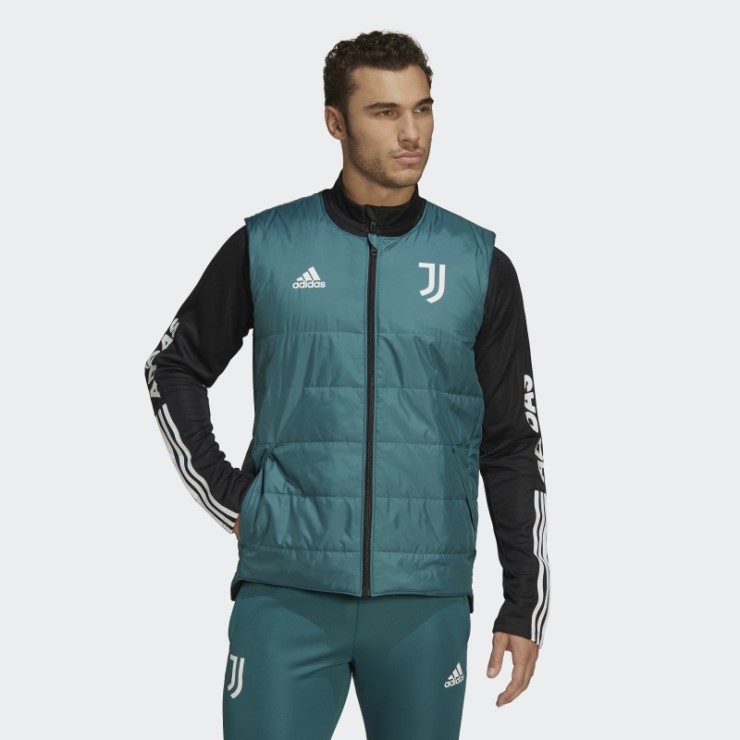 Chaleco Acolchado Verde Tech Juventus Condivo 22 Adidas