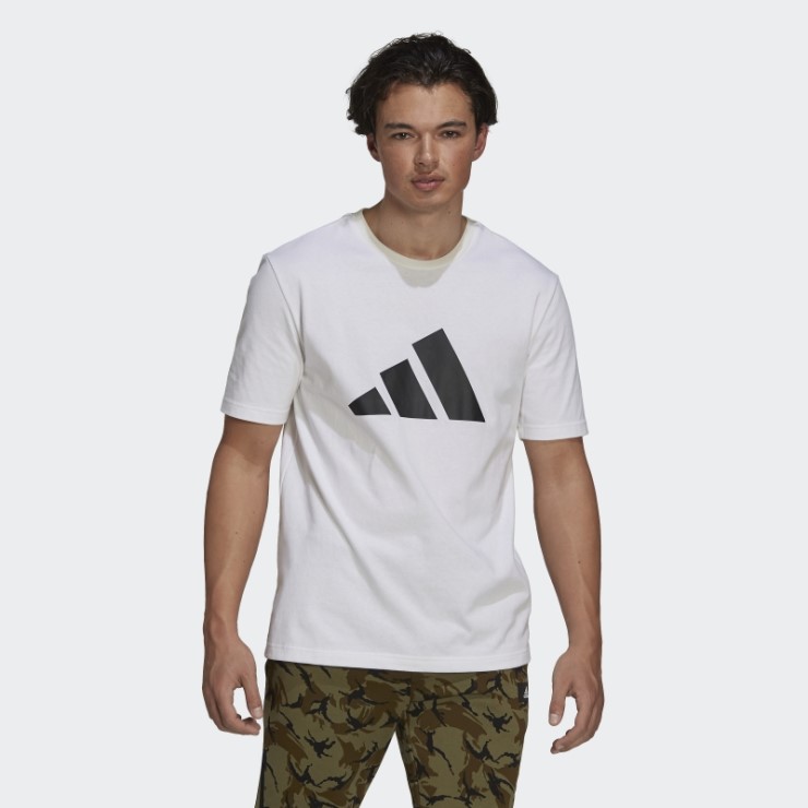 Camiseta Con Gráfico De Iconos Del Futuro Adidas Blanca
