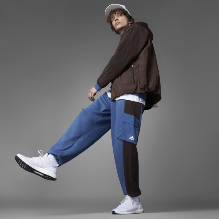 Pantalones Adidas Colorblock French Terry
