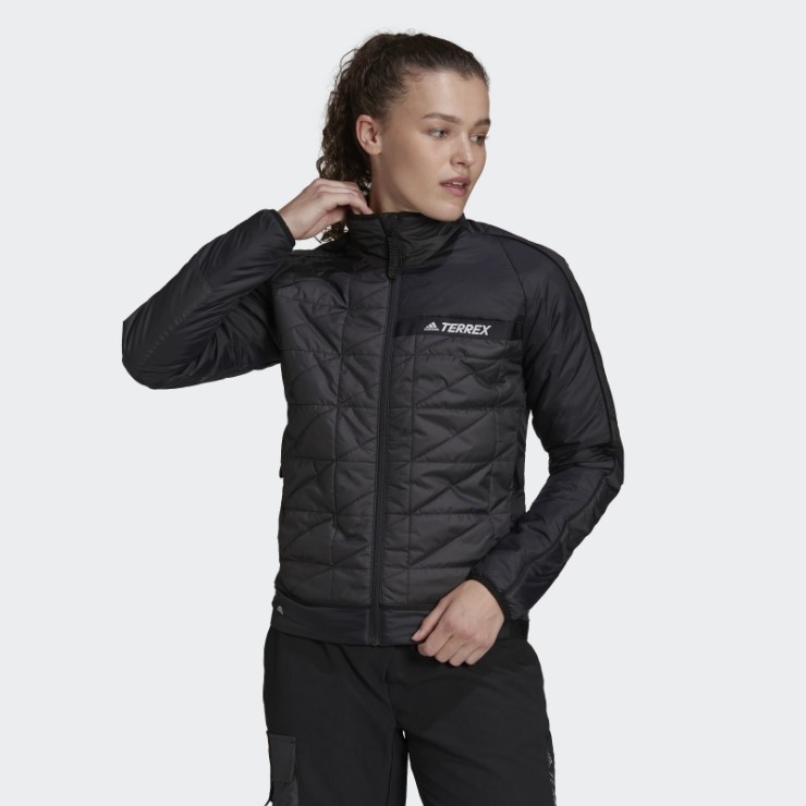 Negro Adidas Terrex Multi Chaqueta Aislante Sintética