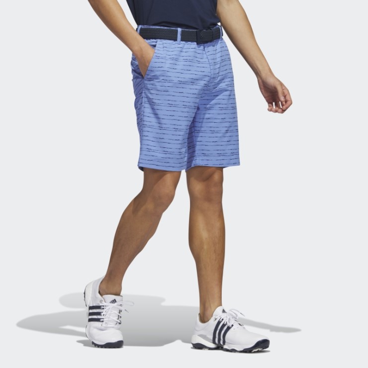 Shorts De Golf Texturizados De 9 Pulgadas Adidas Azul