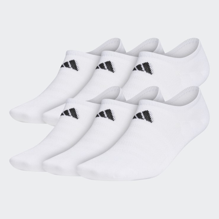 Adidas Superlite Super-no-show Calcetines Blancos 6 Pares