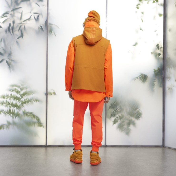 Chaqueta Adidas 2fer (todos Los Géneros) Naranja