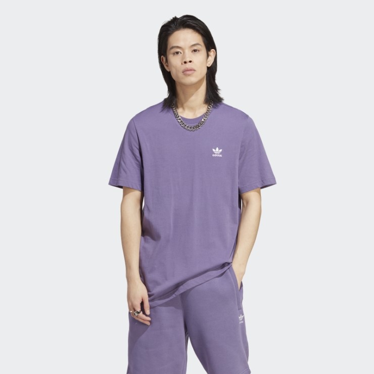 Camiseta Adidas Trefoil Essentials Violeta Tech