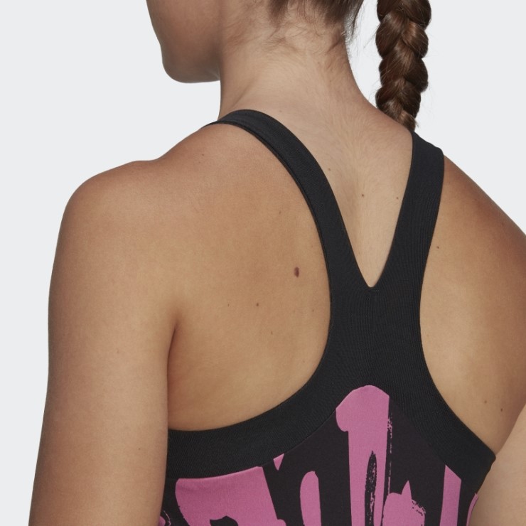 Adidas Thebe Magugu Tennis New York Y-back Tank Top Negro