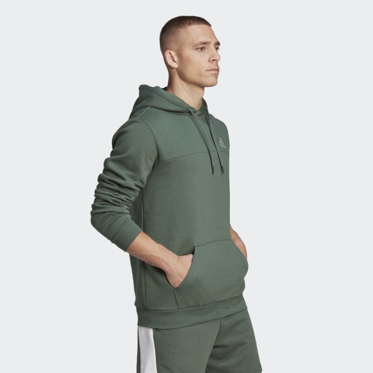 Sudadera Con Capucha Stadium Fleece Badge Of Sport Adidas Verde óxido