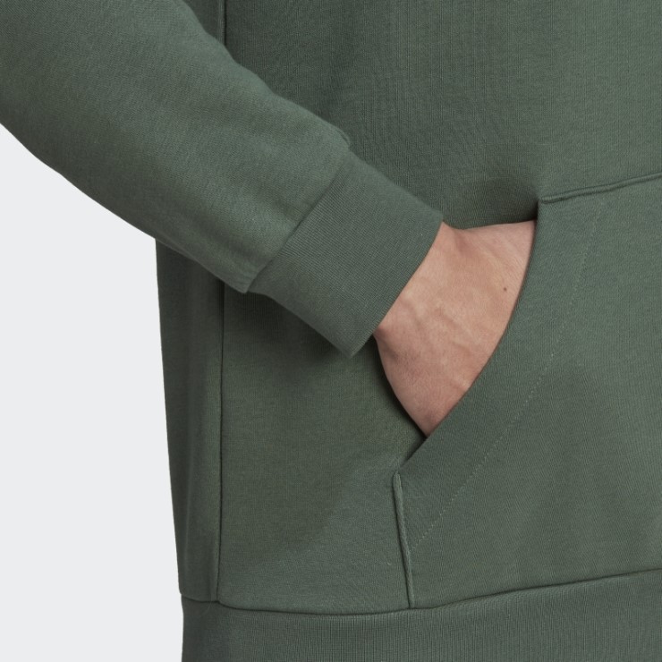 Sudadera Con Capucha Stadium Fleece Badge Of Sport Adidas Verde óxido