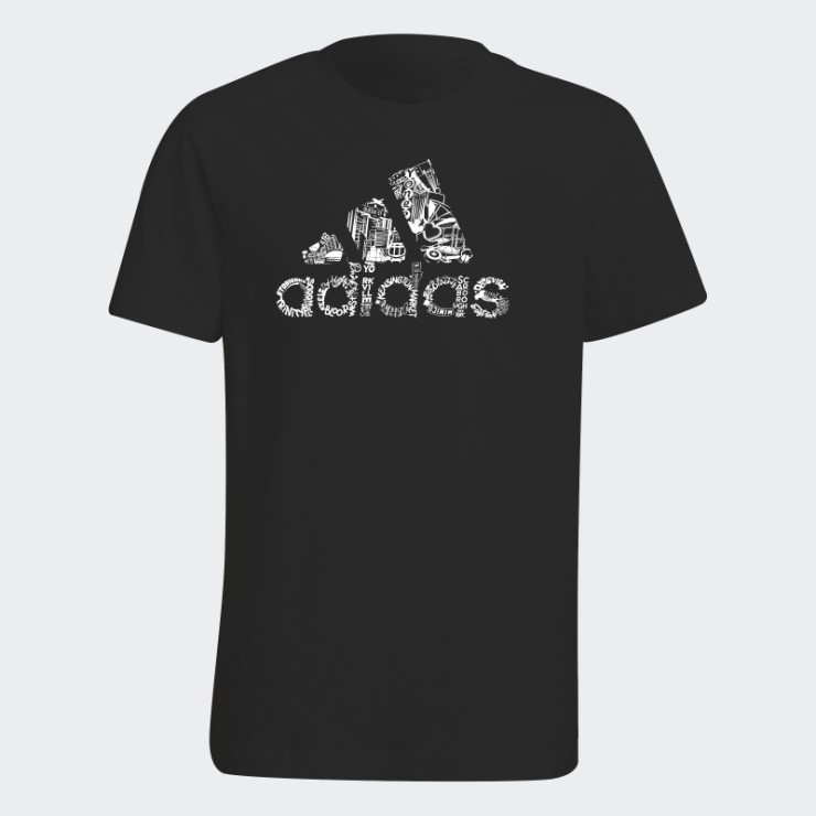 Badge Of Sport Playera Juvenil Negra Adidas