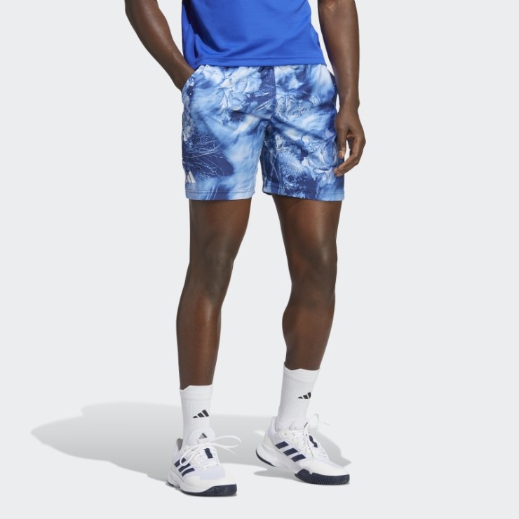 Adidas Melbourne Ergo Tennis Graphic Shorts Blancos Calientes