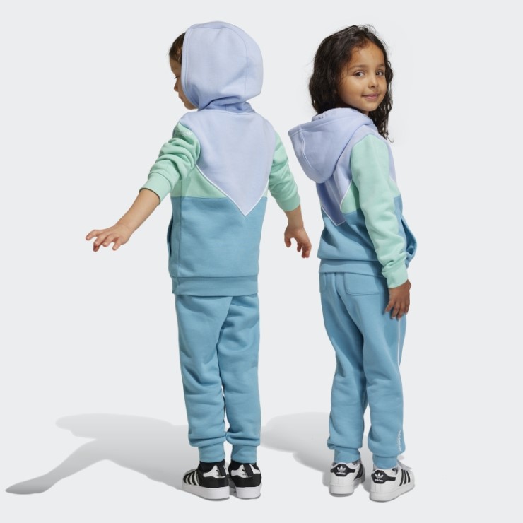 Adidas Sudadera Con Capucha Azul Adicolor