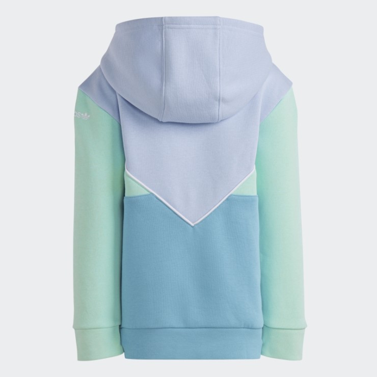 Adidas Sudadera Con Capucha Azul Adicolor
