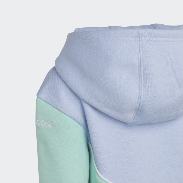 Adidas Sudadera Con Capucha Azul Adicolor