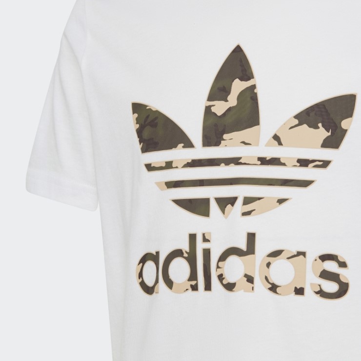 Adidas Camo Camiseta Blanca