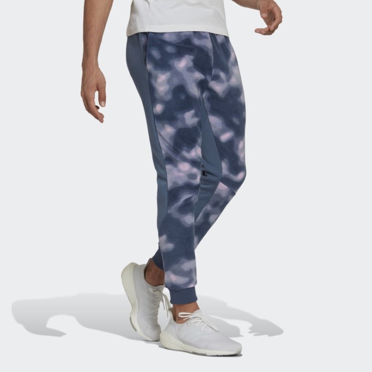 Pantalón Polar Con Estampado Natural Acero Adidas