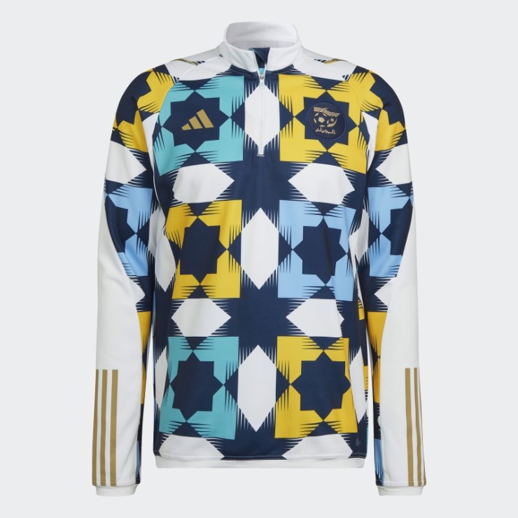 Camiseta De Entrenamiento Argelia Blanca Adidas