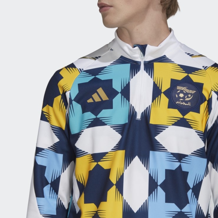 Camiseta De Entrenamiento Argelia Blanca Adidas