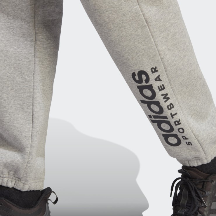 All Szn Fleece Pantalón Gráfico Gris Medio Adidas