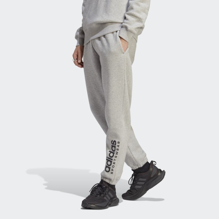 Joggers Adidas All Szn Fleece Gris Medio