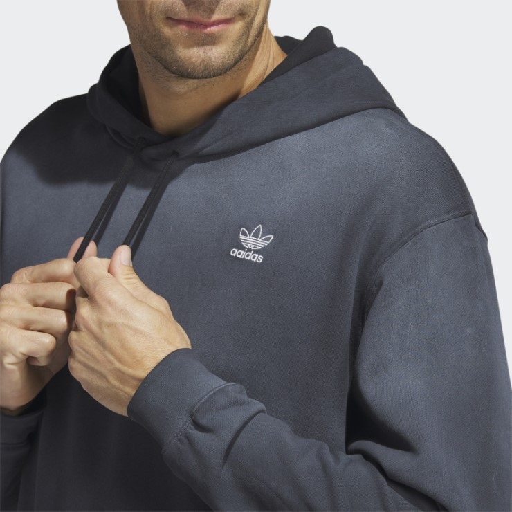 Sudadera Negra Adidas Essentials+ Dye