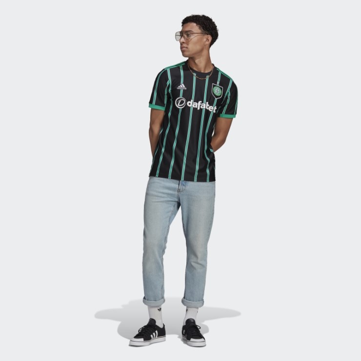 Camiseta Negra Adidas Celtic Fc 22/23 Segunda Equipación
