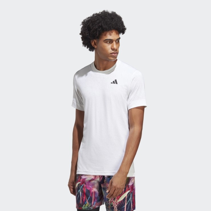 Camiseta De Tenis Freelift Blanca Adidas Fashion
