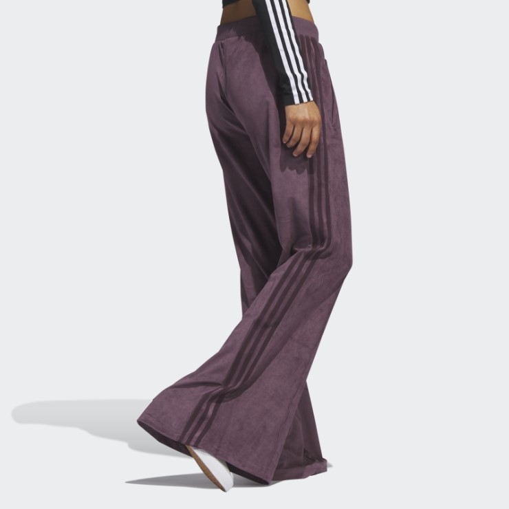 Pantalón De Chándal De Ante Granate Adicolor Classics Adidas