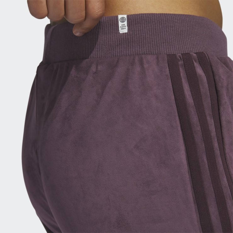 Pantalón De Chándal De Ante Granate Adicolor Classics Adidas