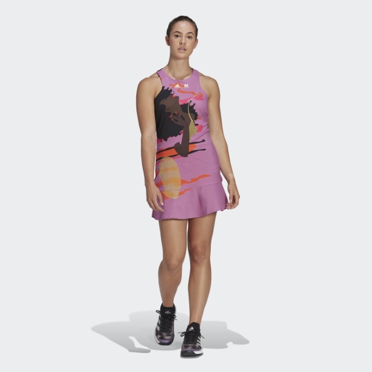 Vestido Adidas Lila Tennis New York