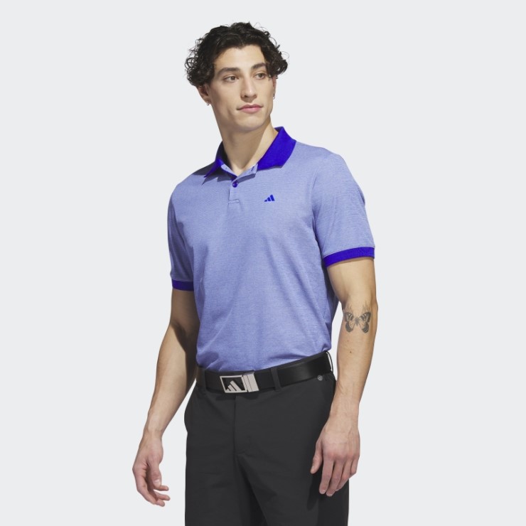 Polo De Golf Azul Adidas Ultimate365 No Show