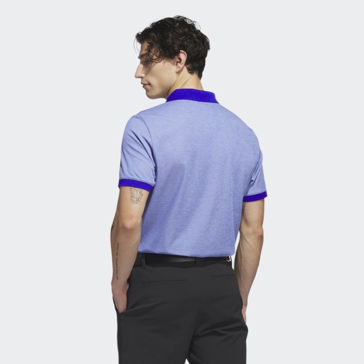 Polo De Golf Azul Adidas Ultimate365 No Show