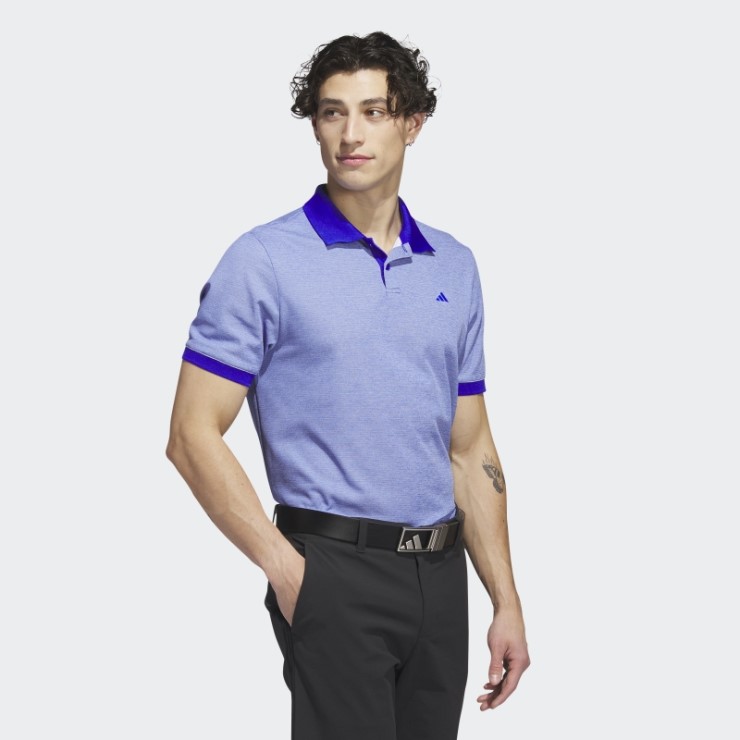 Polo De Golf Azul Adidas Ultimate365 No Show