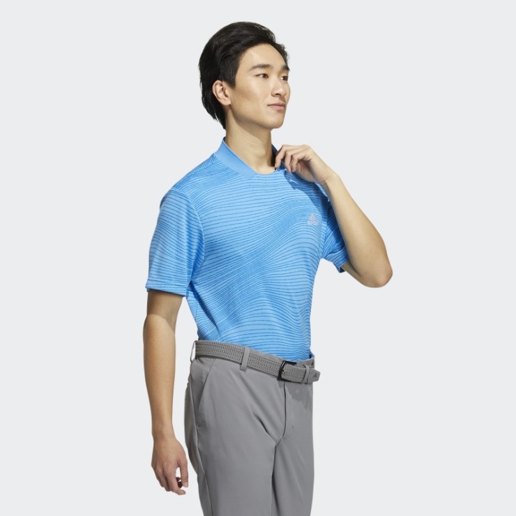 Camiseta Con Cuello Acanalado Hecha Para Ser Rehecha Azul Adidas