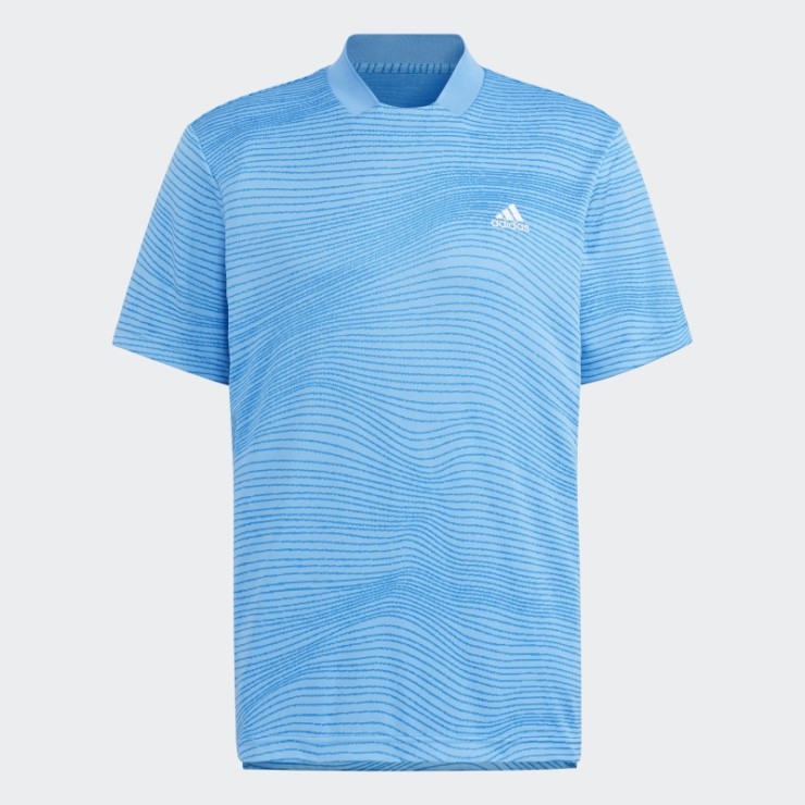Camiseta Con Cuello Acanalado Hecha Para Ser Rehecha Azul Adidas