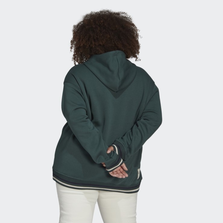 Verde Mineral Adidas Originals Clase De 72 Sudadera Con Capucha (talla Grande) Caliente