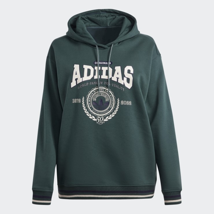 Verde Mineral Adidas Originals Clase De 72 Sudadera Con Capucha (talla Grande) Caliente