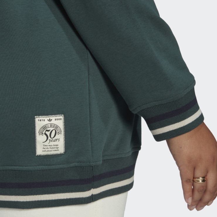 Verde Mineral Adidas Originals Clase De 72 Sudadera Con Capucha (talla Grande) Caliente