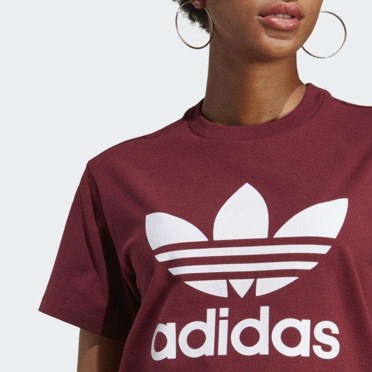 Camiseta Adidas Roja Adicolor Classics Trefoil