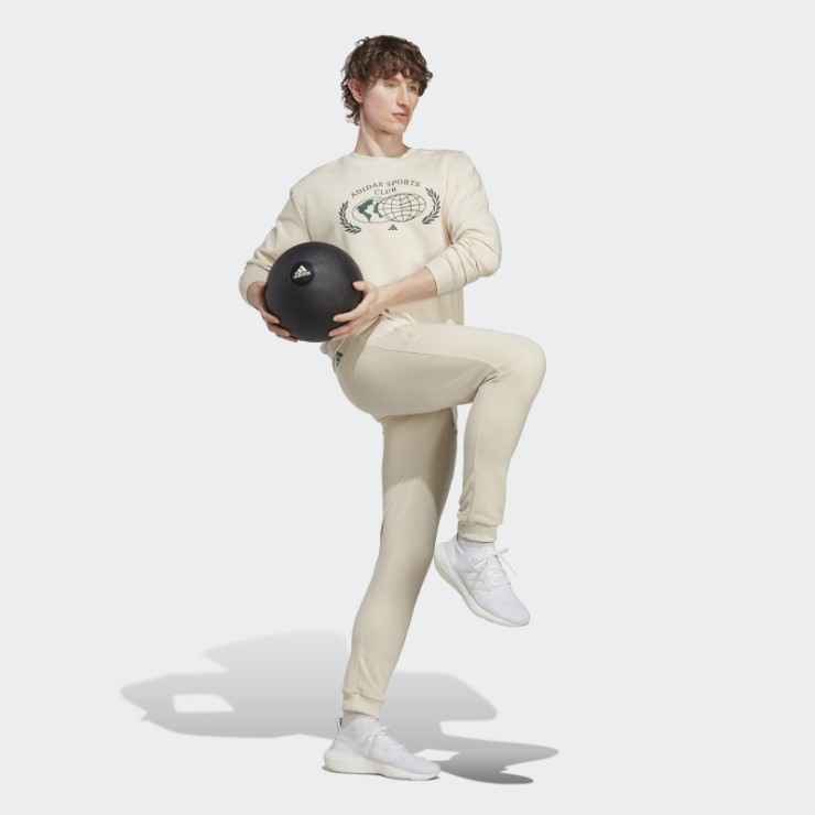 Pantalones De Club Deportivo De Lino Adidas De Moda