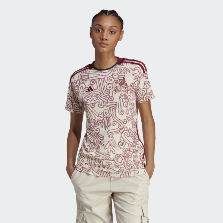 Camiseta Adidas Mexico 22 Segunda Equipacion Blanca