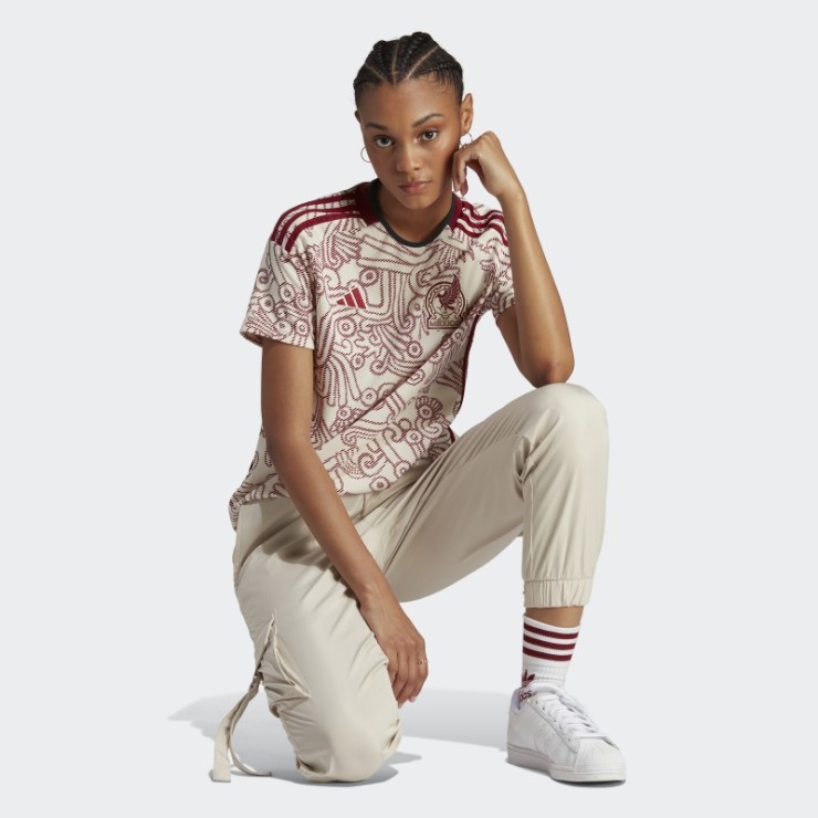 Camiseta Adidas Mexico 22 Segunda Equipacion Blanca