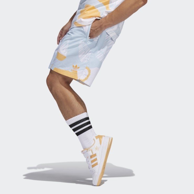 Shorts Adiplay Allover Print Tinte Cielo Adidas