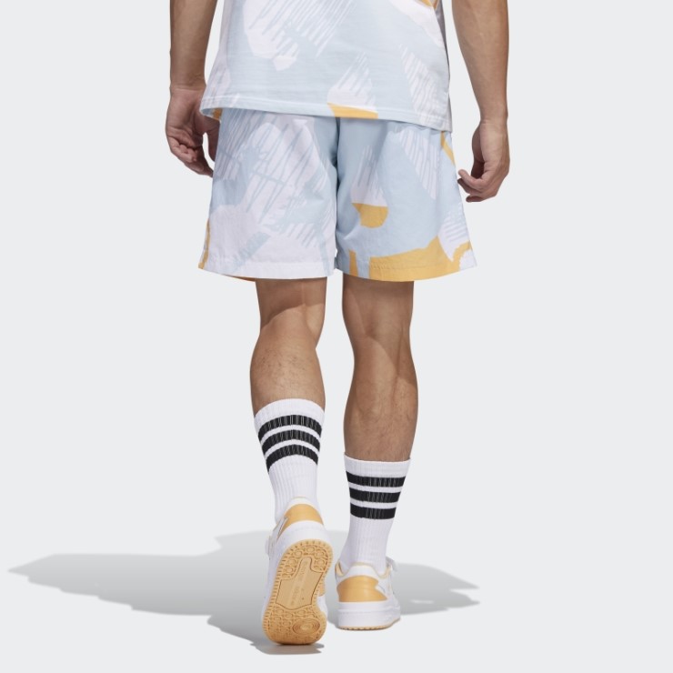 Shorts Adiplay Allover Print Tinte Cielo Adidas