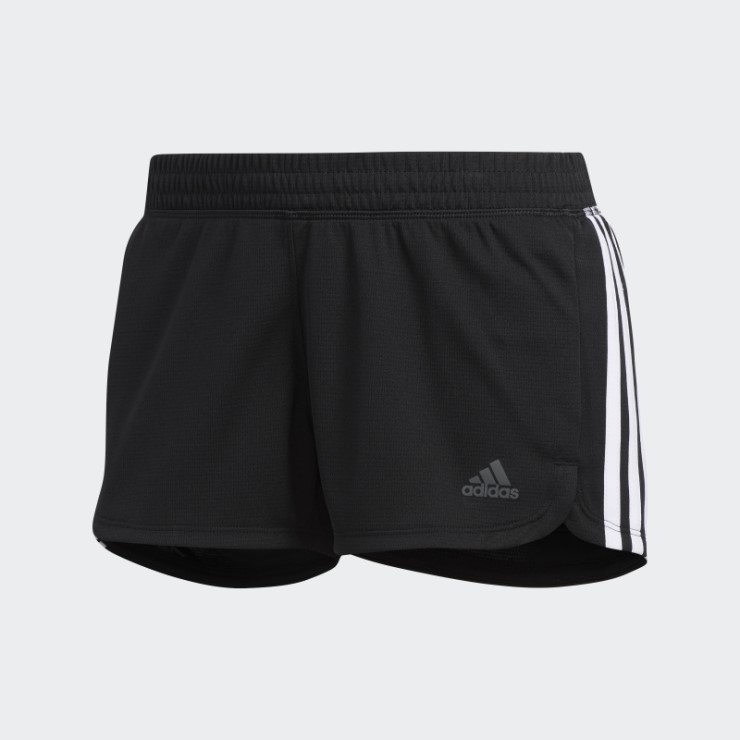 Adidas Pacer 3-stripes Knit Shorts Negro