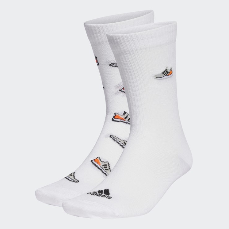 Run X Ultraboost Shoe Love Graphic Calcetines 2 Pares Blanco Adidas
