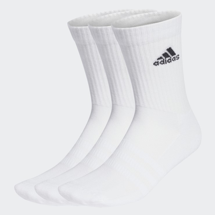 Calcetines Adidas Acolchados 3 Pares Negro Caliente