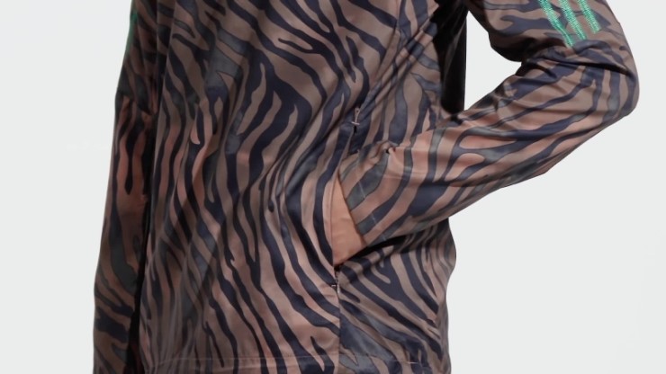 Romper La Norma Chaqueta Con Media Cremallera Adidas Multicolor