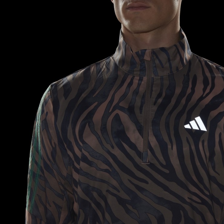 Romper La Norma Chaqueta Con Media Cremallera Adidas Multicolor