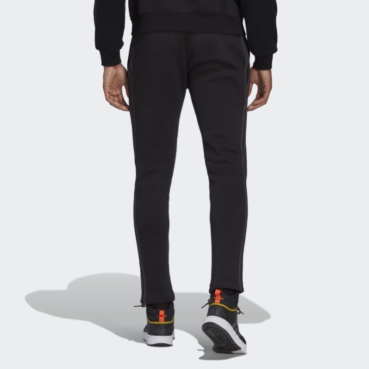 Joggers Negros De Forro Polar Essentials Holiday Pack De Adidas