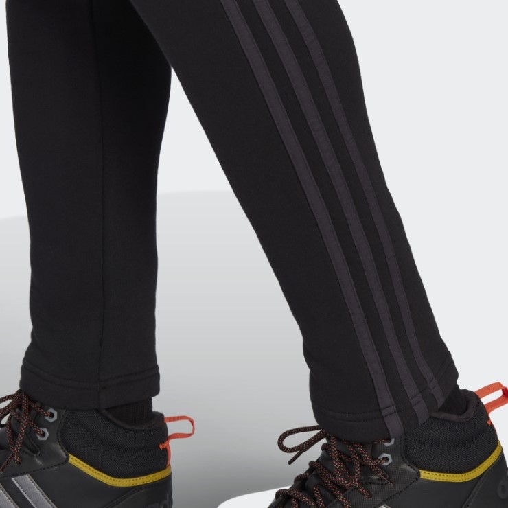 Joggers Negros De Forro Polar Essentials Holiday Pack De Adidas