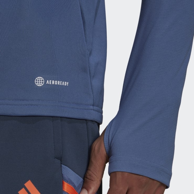 Manchester United Condivo 22 Camiseta De Entrenamiento Adidas Azul